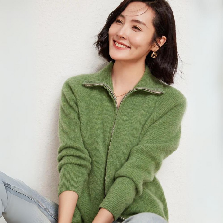 MARSTON LUXE WOOL ZIP-UP