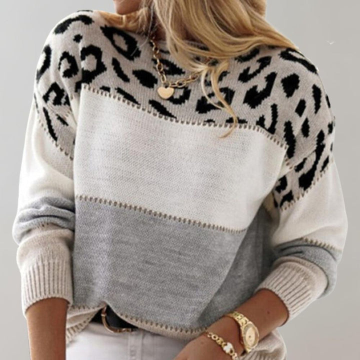 VELORA LEOPARD LUXE SWEATER