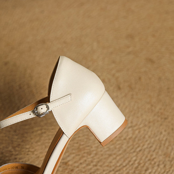 Avora Genuine Leather Heels