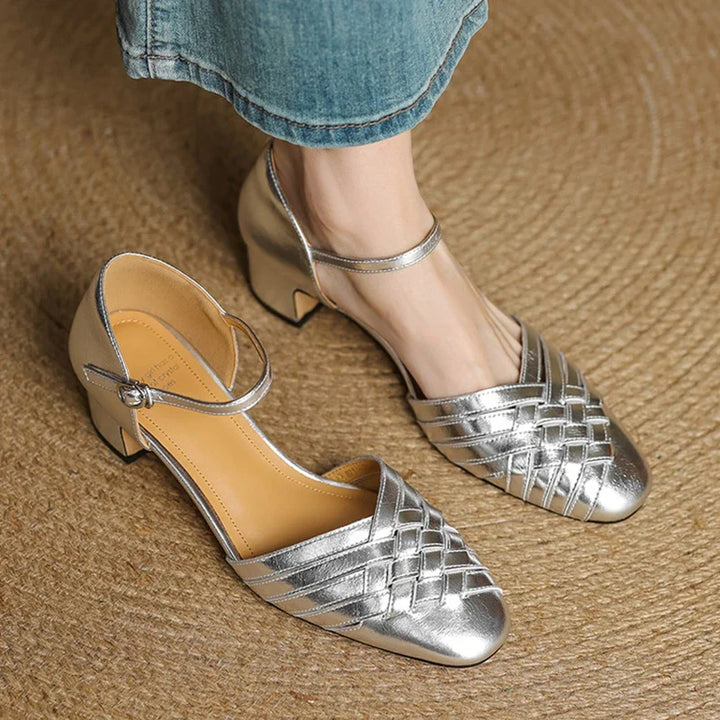 Avora Genuine Leather Heels