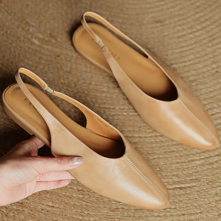 Juliet Genuine Leather Flats