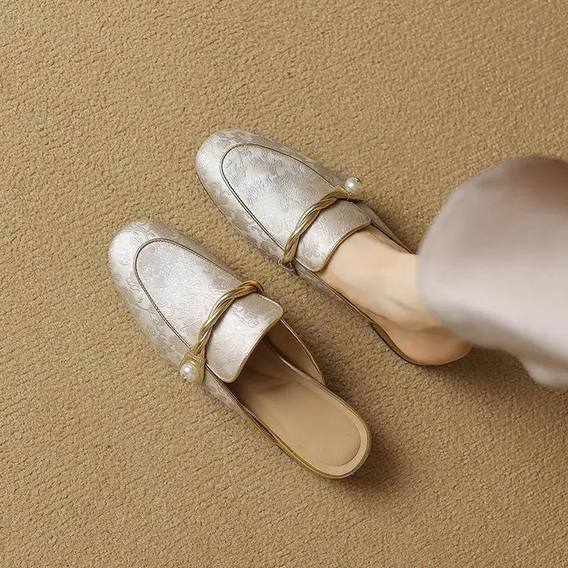 Florence Satin Mules