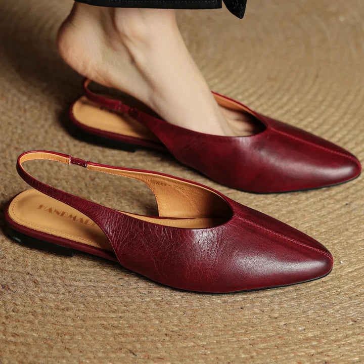 Juliet Genuine Leather Flats