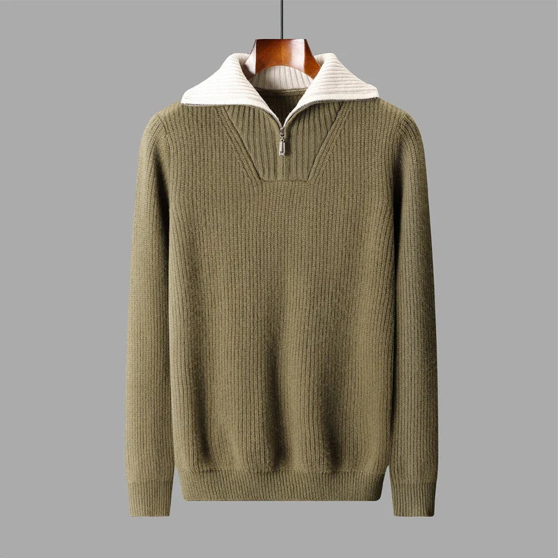 Vermont Wool Quarter Zip