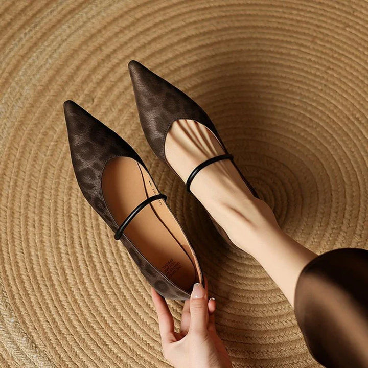 Calista Leather Flats