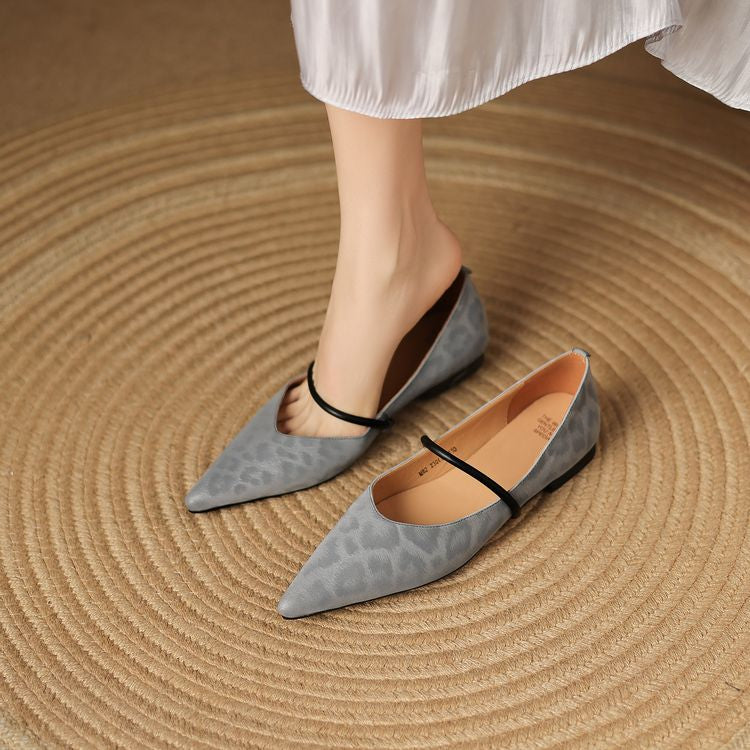 Calista Leather Flats