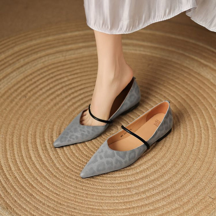 Calista Leather Flats