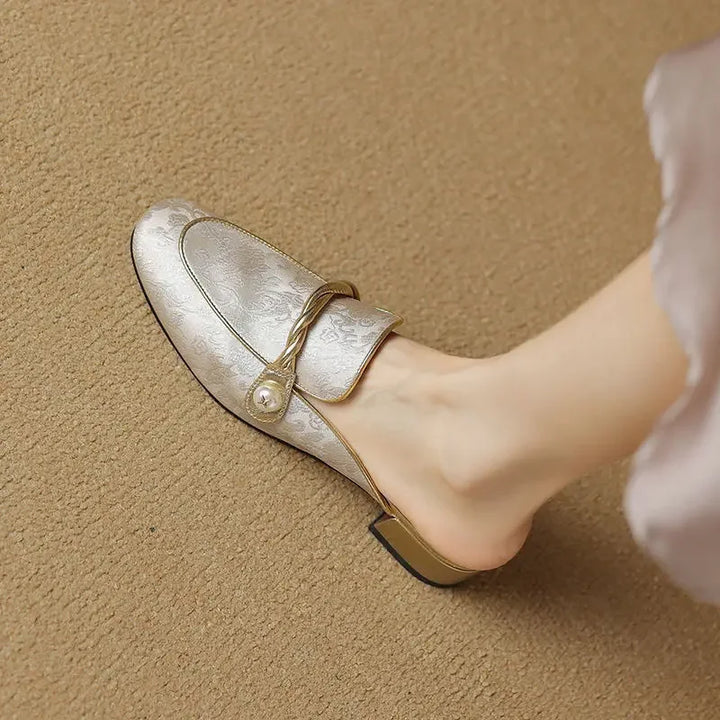 Florence Satin Mules