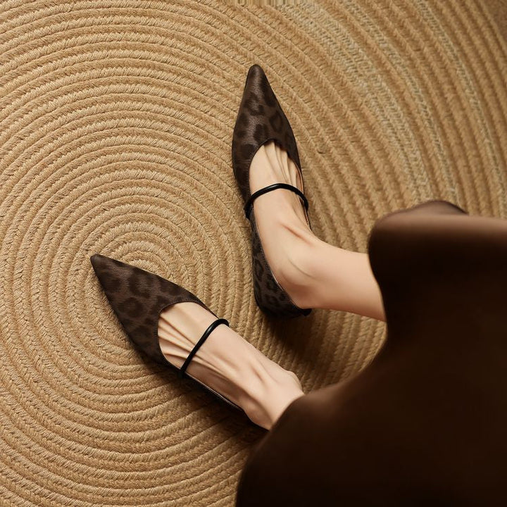 Calista Leather Flats