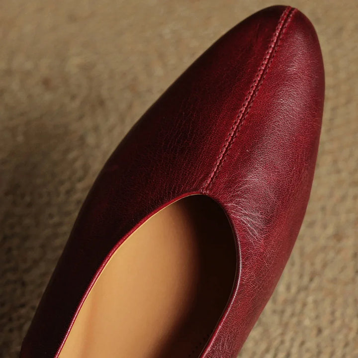 Juliet Genuine Leather Flats