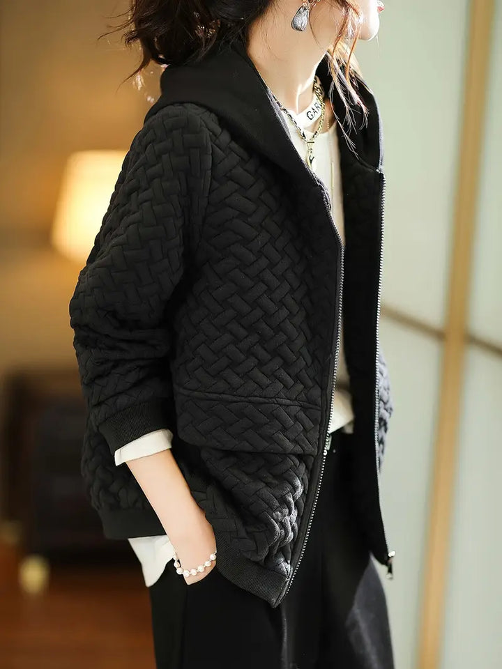 MIRELLE QUILTED HOODIE