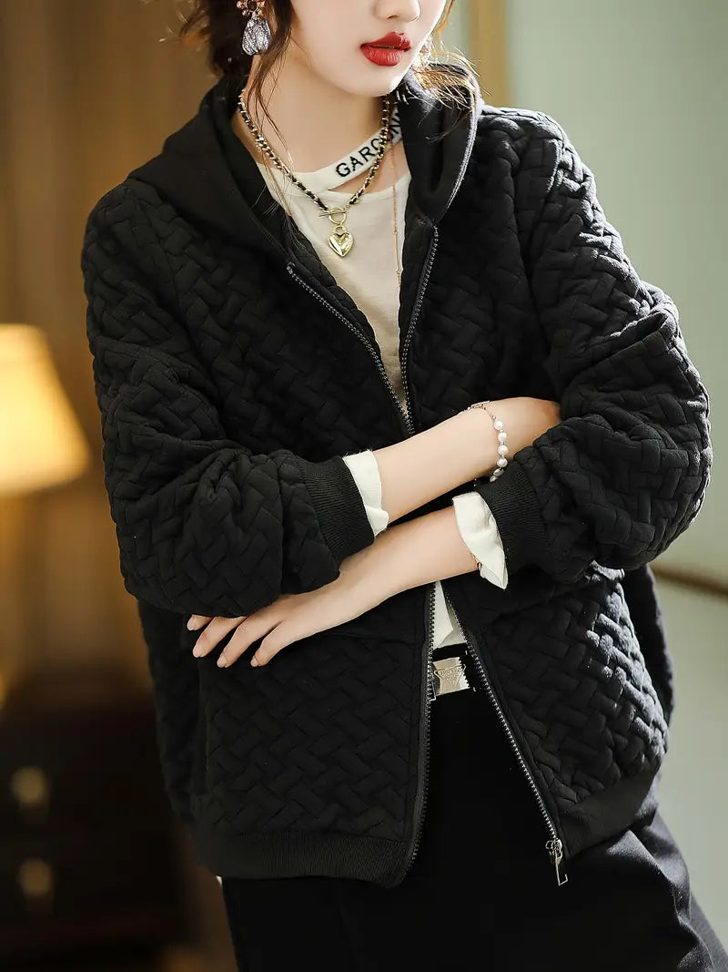 MIRELLE QUILTED HOODIE