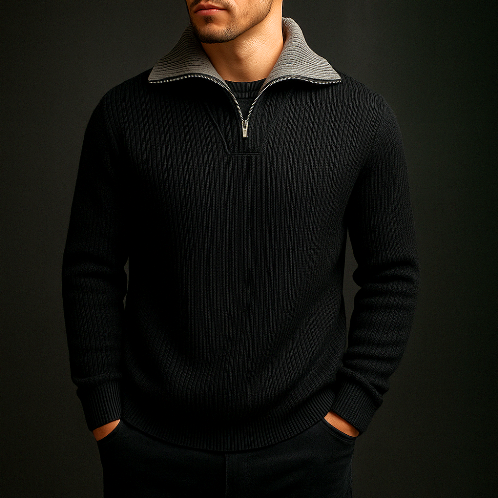 Vermont Wool Quarter Zip