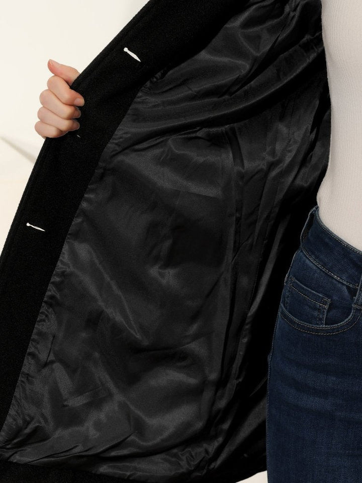 Helena | Damen Wintermantel mit einem Knopf