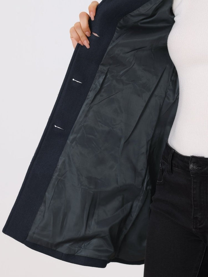 Helena | Damen Wintermantel mit einem Knopf