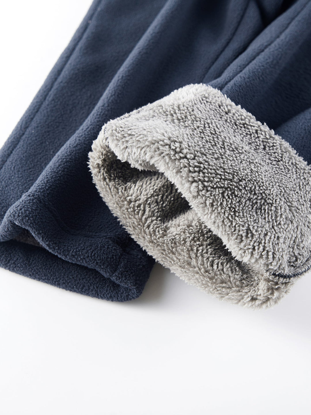 Teddy Lined Straight Leg Polar Fleece Pants